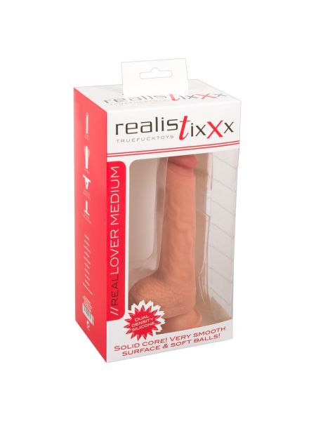 Фалоімітатор з мошонкою - Realistixxx Real Lover Medium