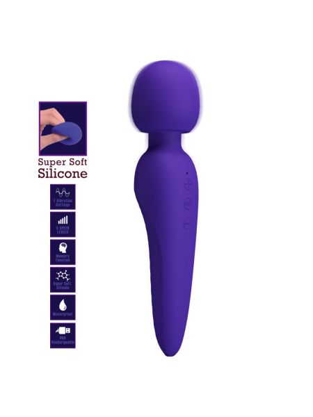 Вібромасажер - Pretty Love Meredith Massager Purple