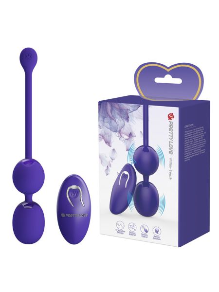 Вагінальні віброкульки - Pretty Love Willie Vibrating Kegel Balls Blue
