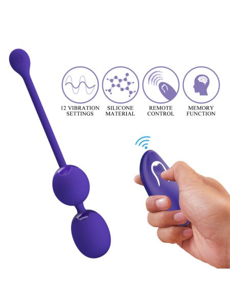 Вагінальні віброкульки - Pretty Love Willie Vibrating Kegel Balls Blue