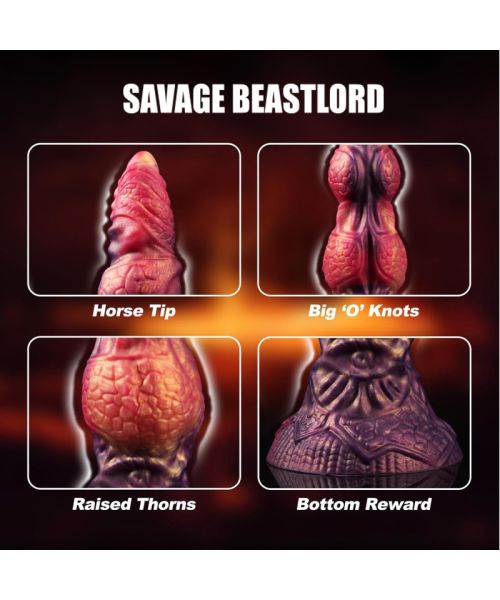 Фентезійний фалоімітатор - Power Monsters Savage Beastlord, 24 см