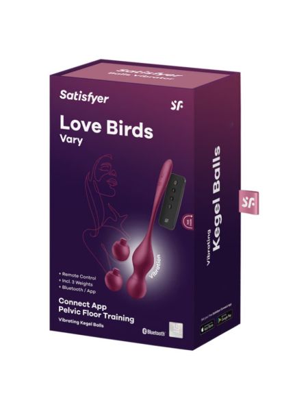 Вагінальні кульки - Satisfyer Love Birds Vary (App)