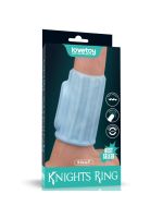 Насадка на член - Vibrating Ridge Knights Ring Blue