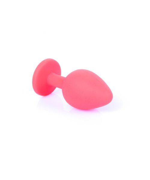 Анальна пробка - Jewellery Silicone Red Plug M Blue