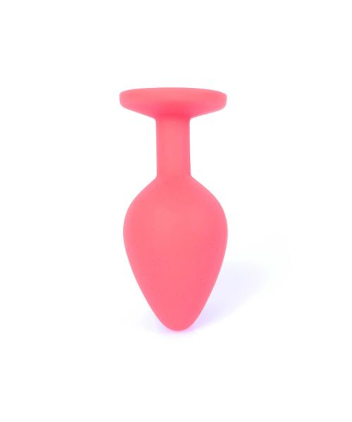 Анальна пробка - Jewellery Silicone Red Plug M Blue