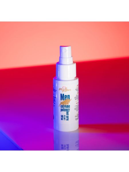 Інтимний спрей-лубрикант для чоловіків - MyLove Man Extreme Potency Med Spray, 50 мл