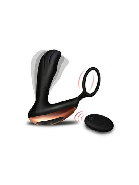 Масажер простати - Prostate Massager With Ring, 10 Function