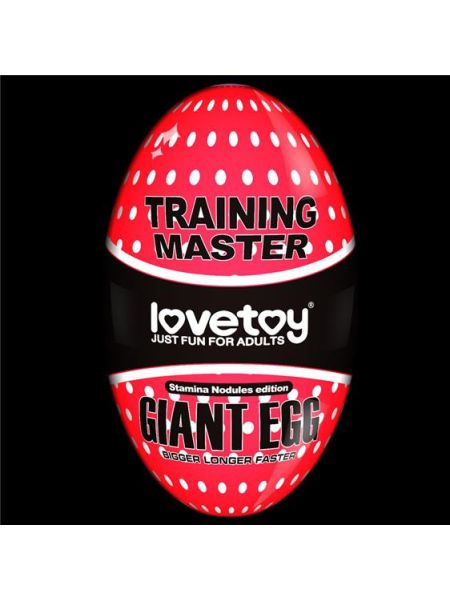 Мастурбатор - Traning Master Giant Egg Masturbator Red