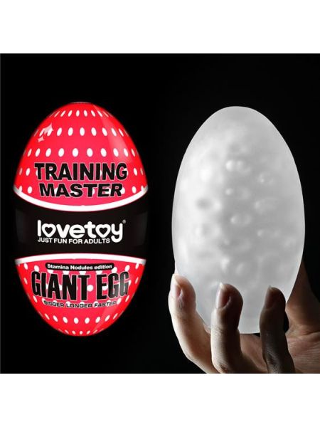 Мастурбатор - Traning Master Giant Egg Masturbator Red
