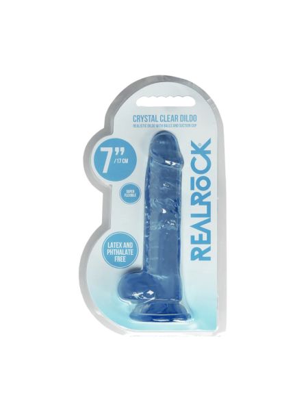Фалоімітатор - Realrock Dildo 7" Blue