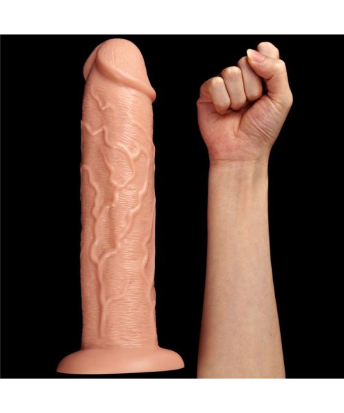 Фалоімітатор - King-Sized Realistic Long Dildo 11" Flesh