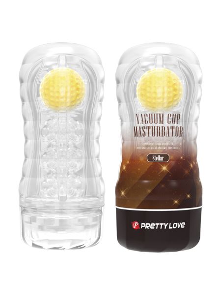 Мастурбатор - Pretty Love Vacuum Cup Masturbator Stellar Yellow