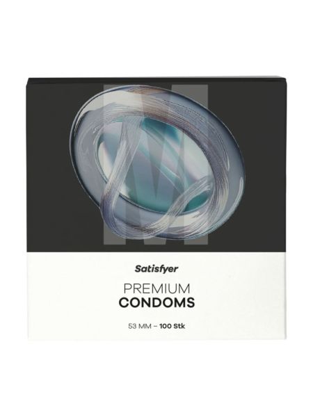 Презервативи - Satisfyer Premium Condoms 53 мм (M), 100 шт.
