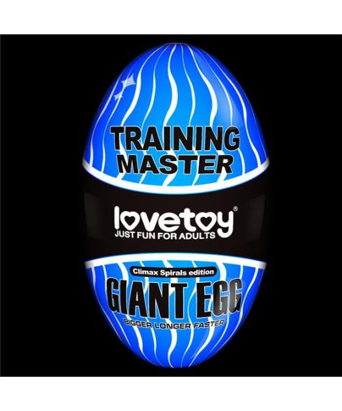Мастурбатор - Traning Master Giant Egg Masturbator Blue