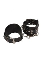 Кайдани на щиколотки Leather Leg Cuffs Black