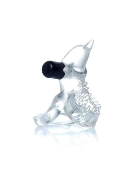 Ерекційне кільце - Dolphin Vibro CockRing Clear