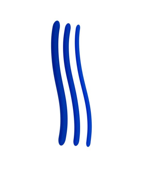 Набір уретральних стимуляторів - Blue Silicone Dilator Set