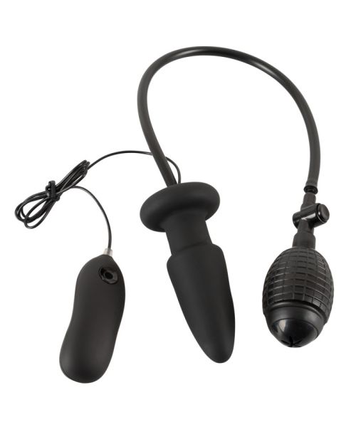 Анальна пробка - Inflatable + Vibrating Butt Plug