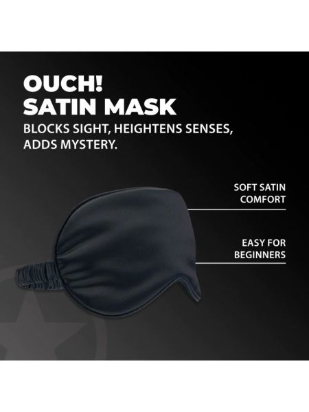 Маска на очі - Ouch! Satin Blindfold Black