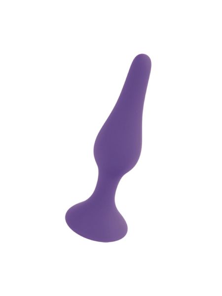 Анальна пробка - Silicone Purple Plug L