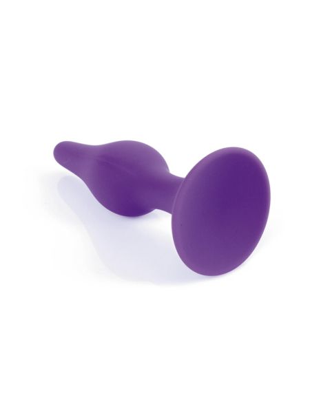 Анальна пробка - Silicone Purple Plug L
