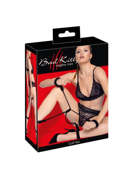 Набір для бондажу - 2493300 Bad Kitty Handcuffs S/M