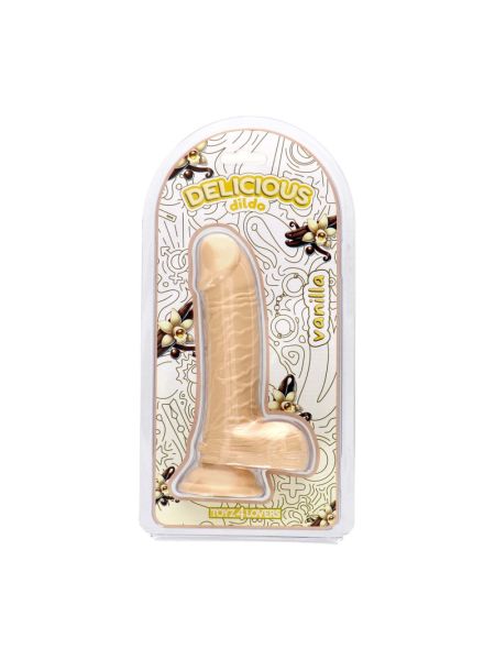 Фалоімітатор з ароматом ванілі - Toyz4lovers Delicious Dildo Vanilla, 18 см