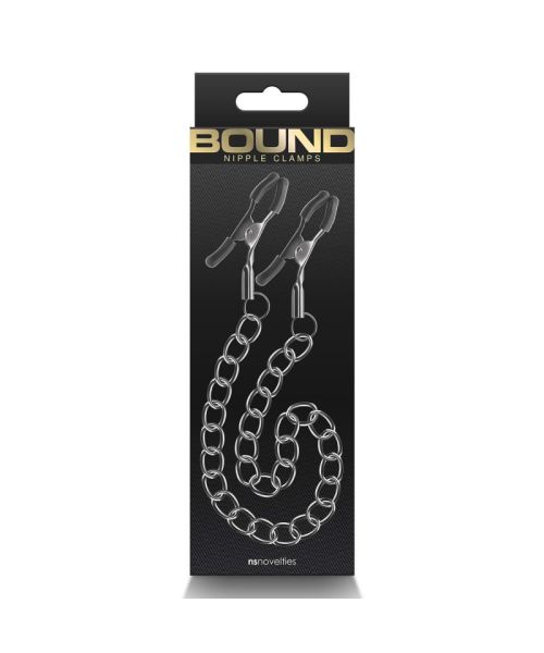Затискачі для сосків - Bound Nipple Clamps Dc2 Gunmetal