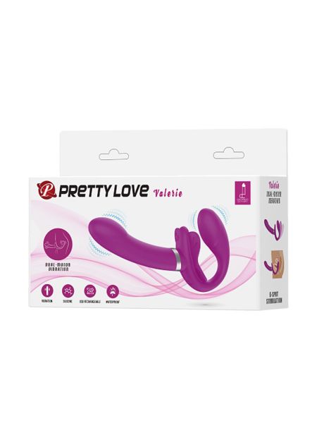 Страпон - Pretty Love Valerie Strapless Strap-On