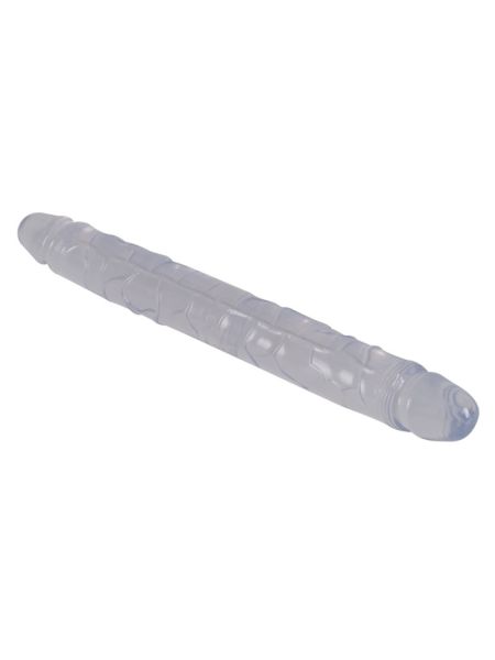 Двосторонній фалоімітатор - Crystal Clear Double Dildo