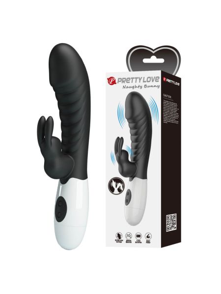 Вібратор - Pretty Love Naughty Bunny Vibrator Black