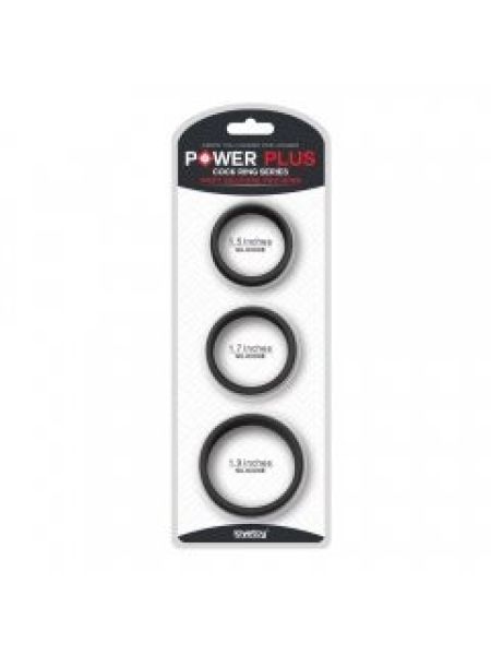 Ерекційні кільця - Power Plus Soft Silicone Pro Ring Black