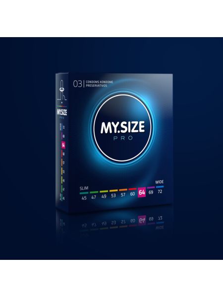 Презервативи - My.Size Pro 64, 3 шт.