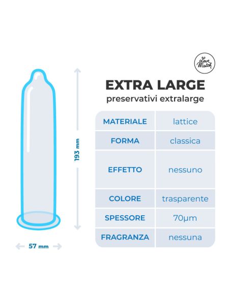 Презервативи - Extra Large, 144 шт.