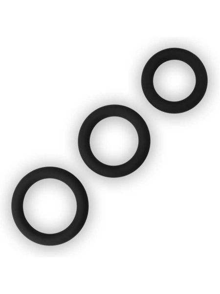 Ерекційні кільця - Power Plus Soft Silicone Snug Ring Black