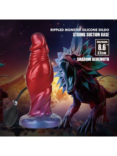 Надувний фентезійний фалоімітатор - Power Monsters Shadow Behemoth, 22 см