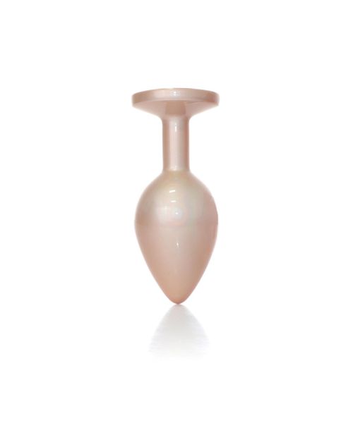 Анальна пробка - Jewellery Pearl Gold Plug Clear M