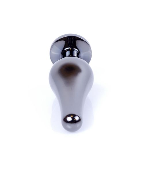 Анальна пробка - Jewellery Dark Silver BUTT PLUG- Purple