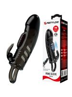 Насадка на член - Pretty Love Sloane Vibrating Penis Sleeve Black