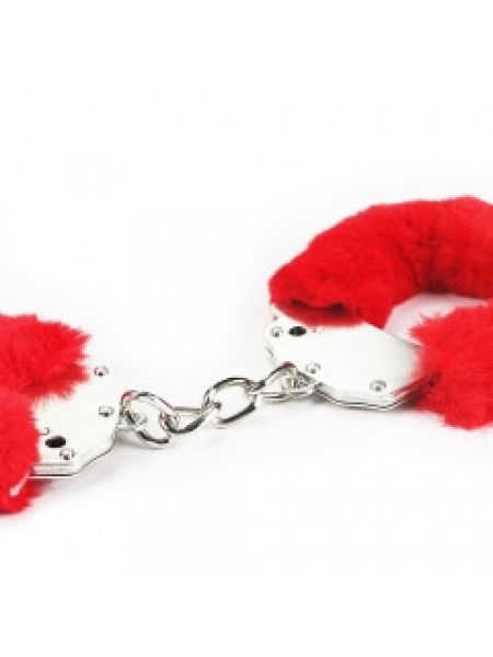 Наручники - Fetish Pleasure Fluffy Hand Cuffs Red