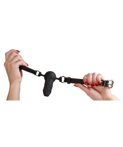Кляп-фалоімітатор - Bad Kitty Silicone Dildo Gag