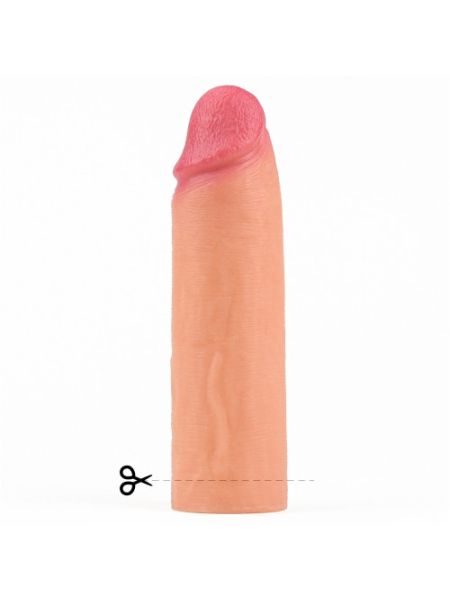 Насадка на член - Revolutionary Silicone Nature Extender Add 1.5" Flesh