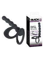 Насадка для подвійного проникнення - Black Velvets Cock & Ball Ring