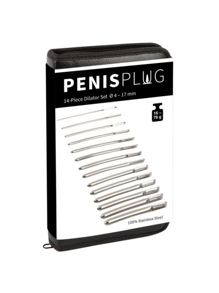 Набір уретральних стимуляторів - PPlug 14-Piece Dilator Set
