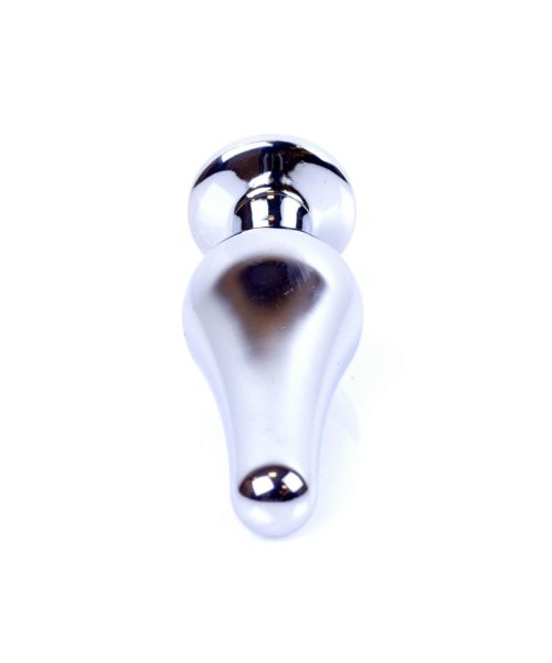 Анальна пробка - Jewellery Silver Long Plug Light Blue