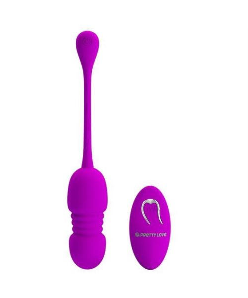 Віброяйце - Pretty Love Callieri Thrusting Vibrating Egg Purple