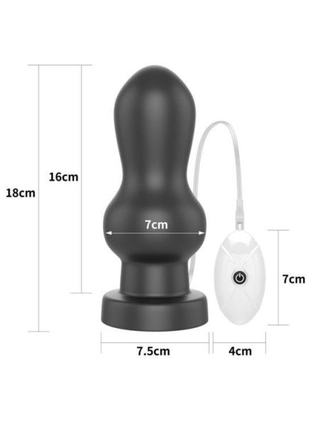 Анальна пробка - King-Sized Vibrating Anal Rammer 7"