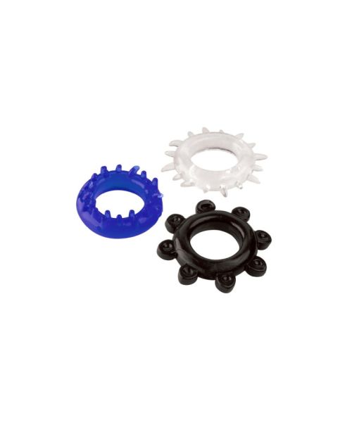 Набір ерекційних кілець - Triple C-Ring Set Color