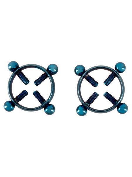 Затискачі для сосків - Bad Kitty Nipple Jewellery Blue