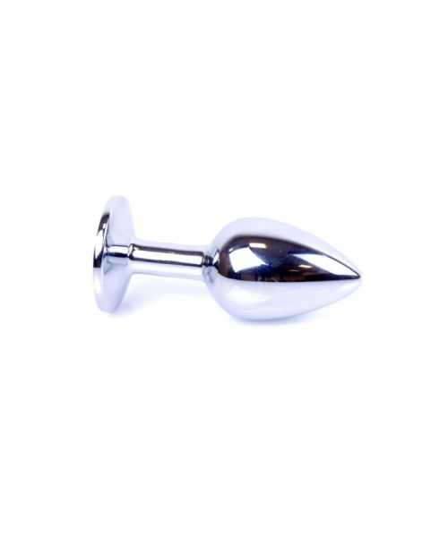 Анальна пробка - Jewellery Silver Plug - Clear